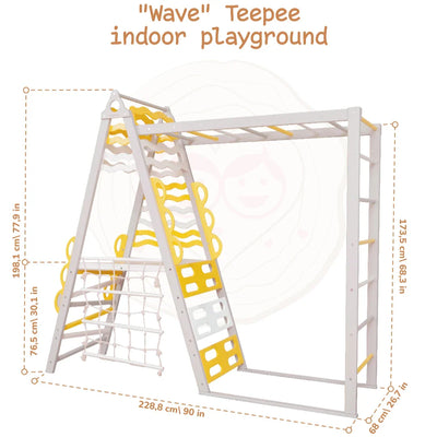 Wooden Teepee Playground - TINNITOTS
