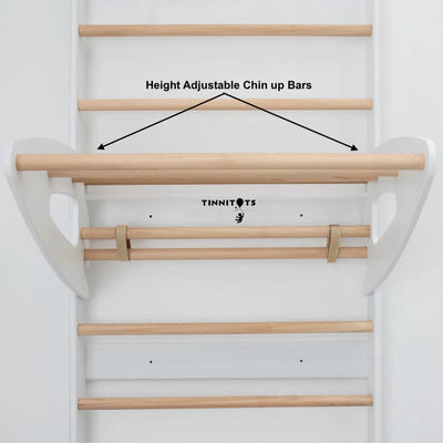 Swedish Kids Wall Bar - Height Adjustable - TINNITOTS