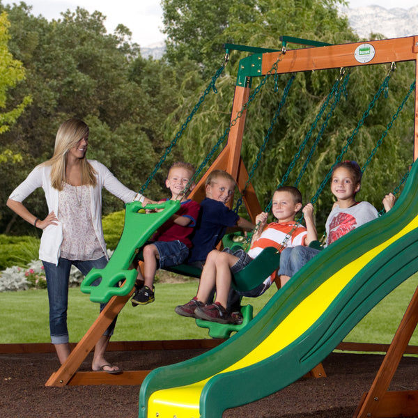 Tanglewood Swing It Playset Reviews Backyard Discovery