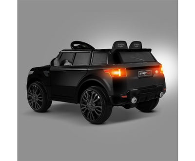 Rigo Kids Electric Ride On Car SUV Range Rover-inspired Cars Remote 12V Black with Free Customized Plates