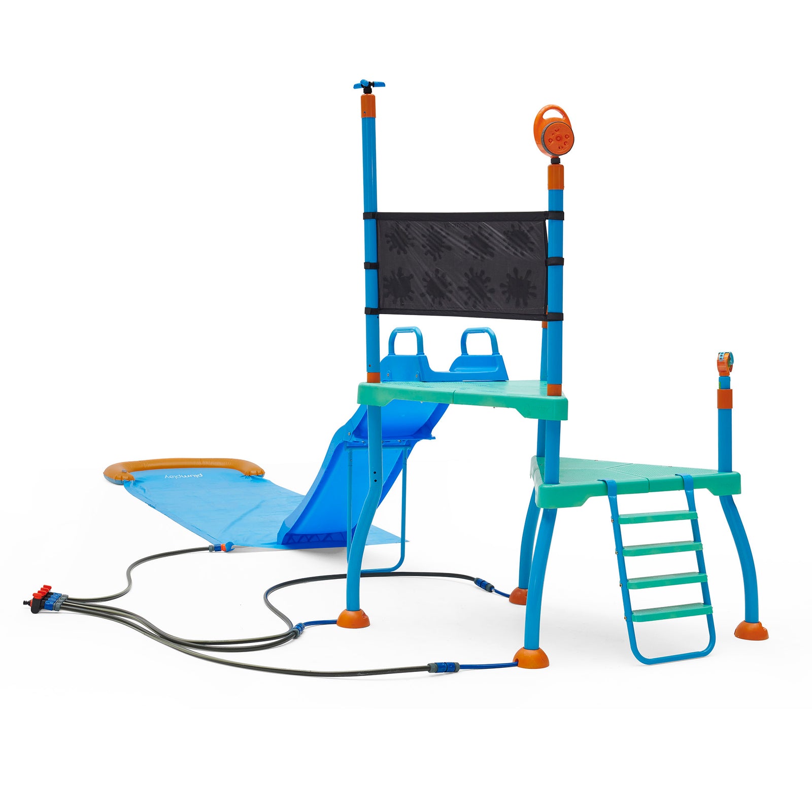 Water Park Shower Tower + Water Park Tidal Tipper by Plum Play
