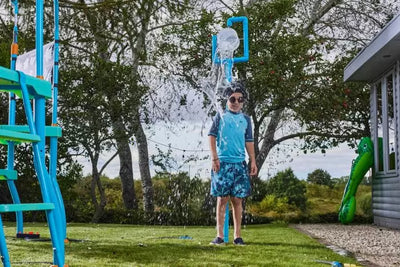 Water Park Shower Tower + Water Park Tidal Tipper by Plum Play