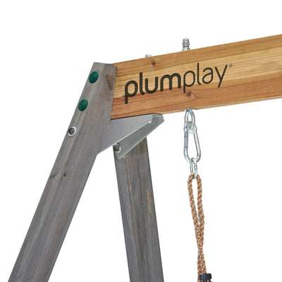 Plum® Barbary Wooden Climbing Frame with Height adjustable seats and shade