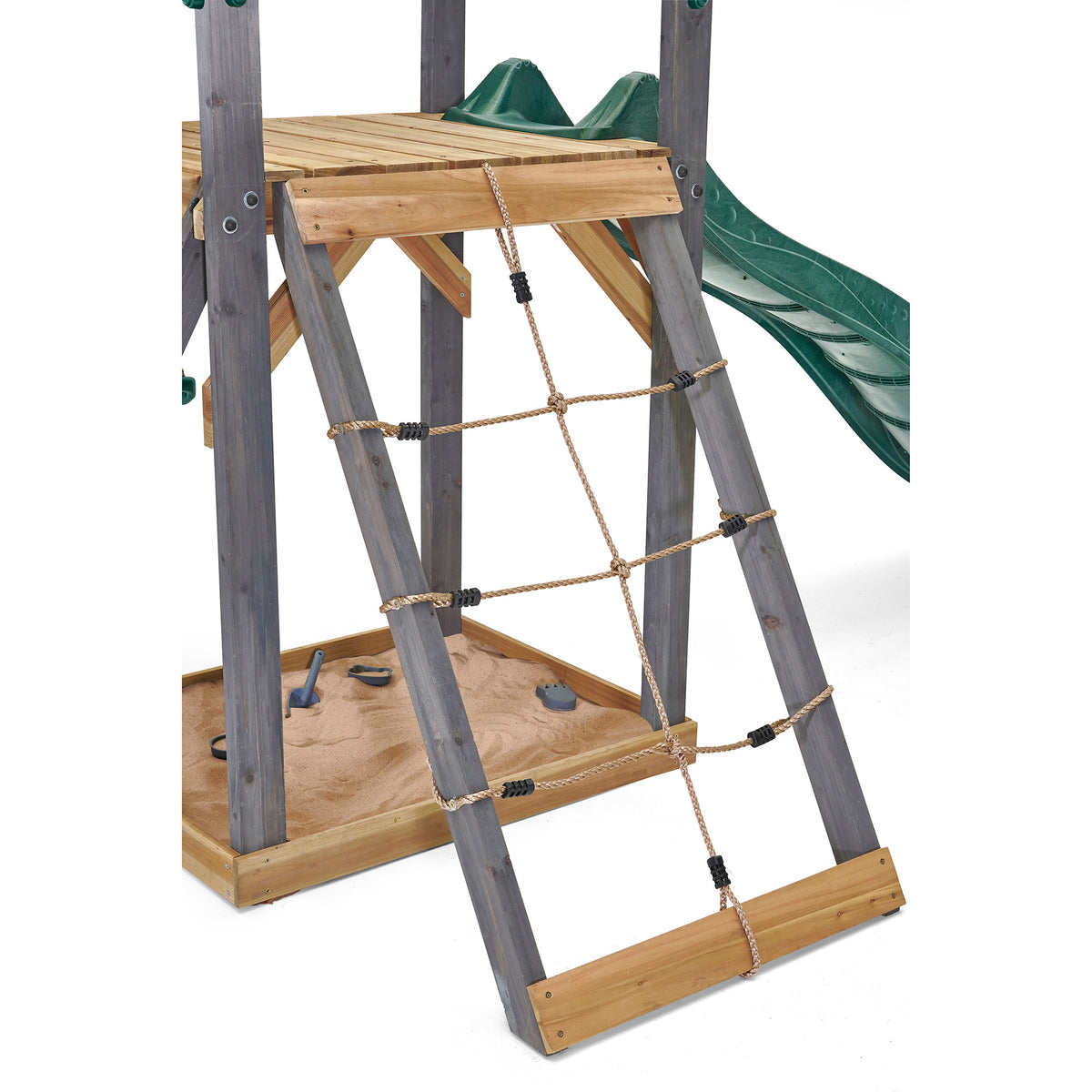 Plum® Siamang Wooden Outdoor Playset – Swing, Slide & Climbing Frame for Backyard Fun
