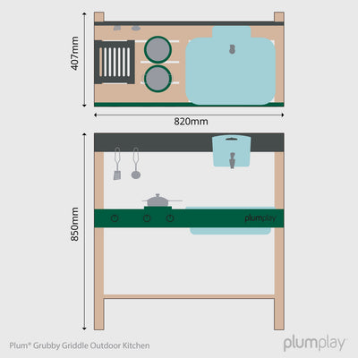 Grubby Griddle Mud Pie Kitchen