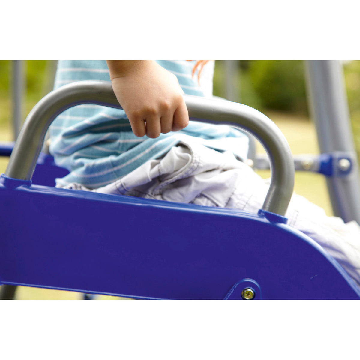 Plum® 8 Station Multiplay Swings Set with Bounce and Slide