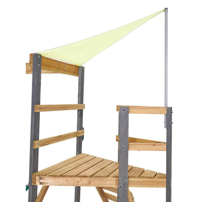 Plum® Barbary Wooden Climbing Frame with Height adjustable seats and shade
