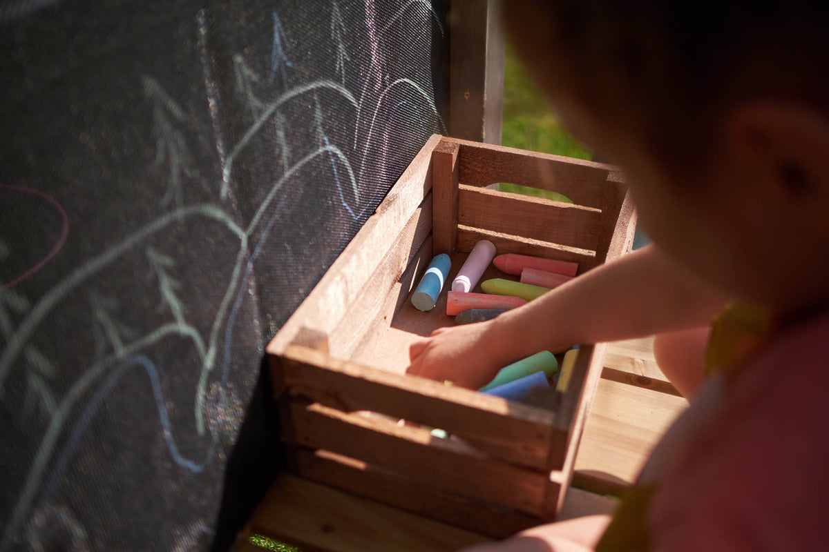 Plum® Siamang Wooden Outdoor Playset – Swing, Slide & Climbing Frame for Backyard Fun