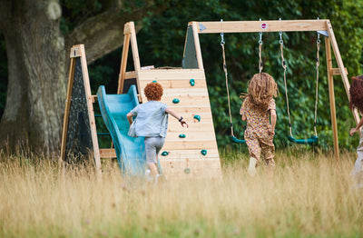 Climbing Pyramid With Slide by Plum Play