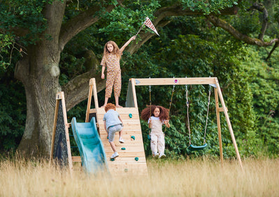 Climbing Pyramid With Slide by Plum Play