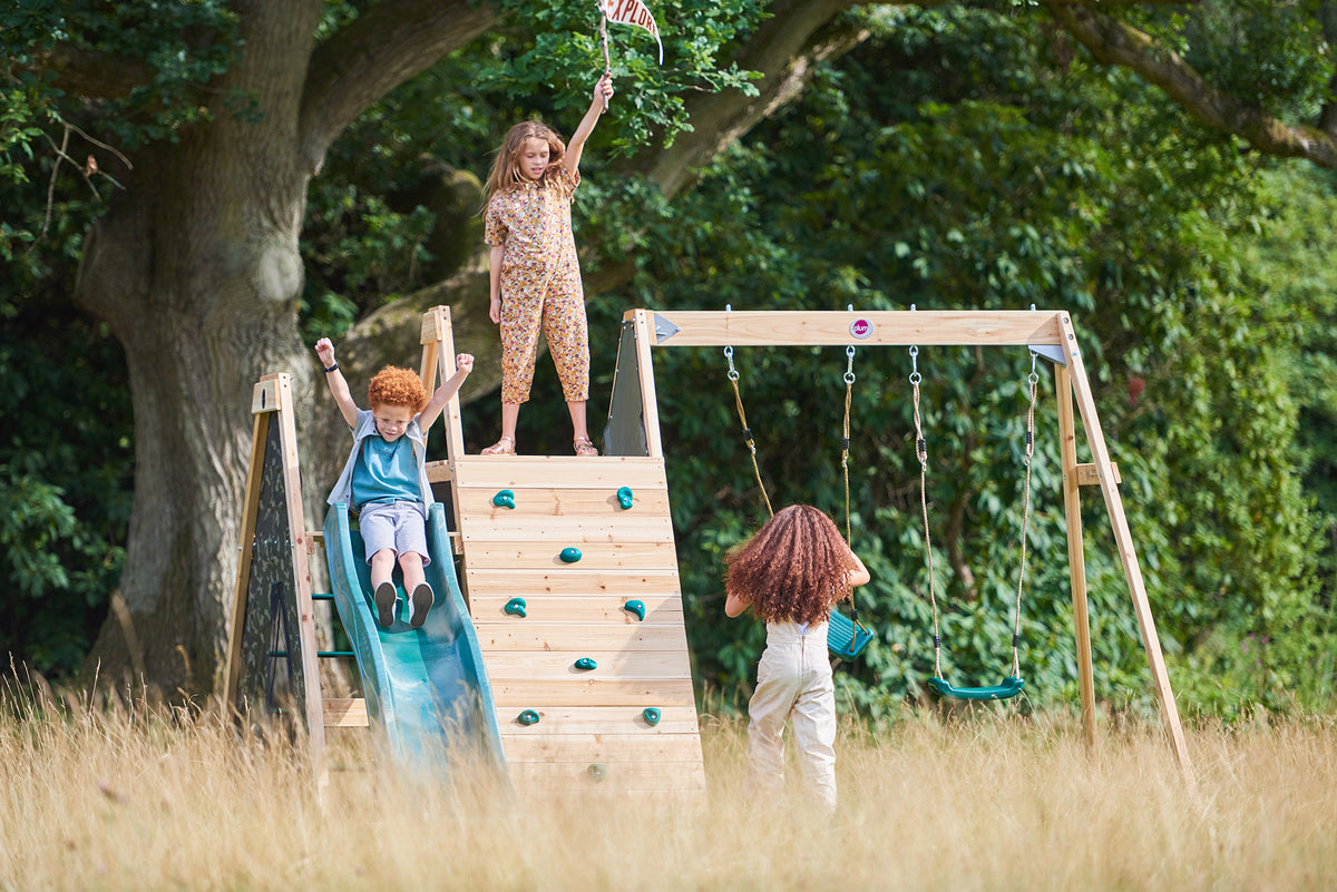 Climbing Pyramid With Slide by Plum Play