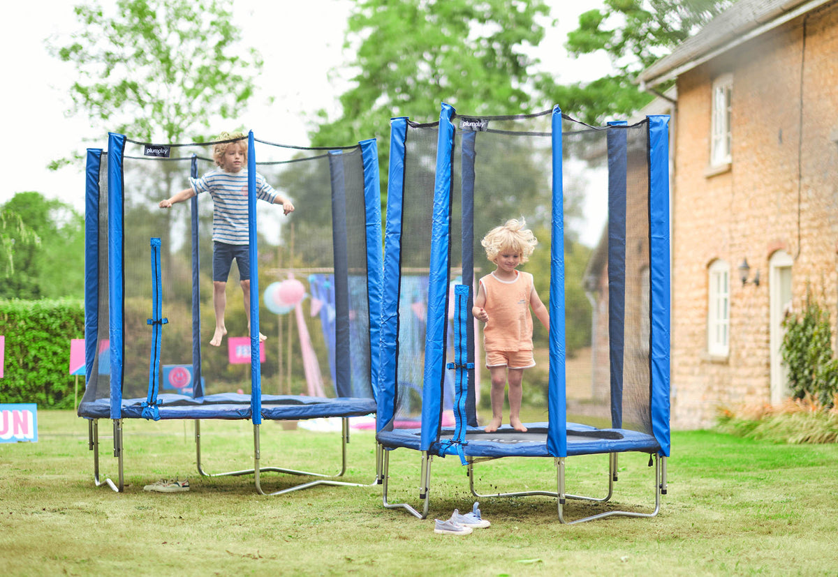 Plum® Junior Springsafe® Trampoline & Enclosure 4Ft - Blue