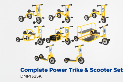 Complete Power Trike & Scooter Set - Kids Toys Warehouse