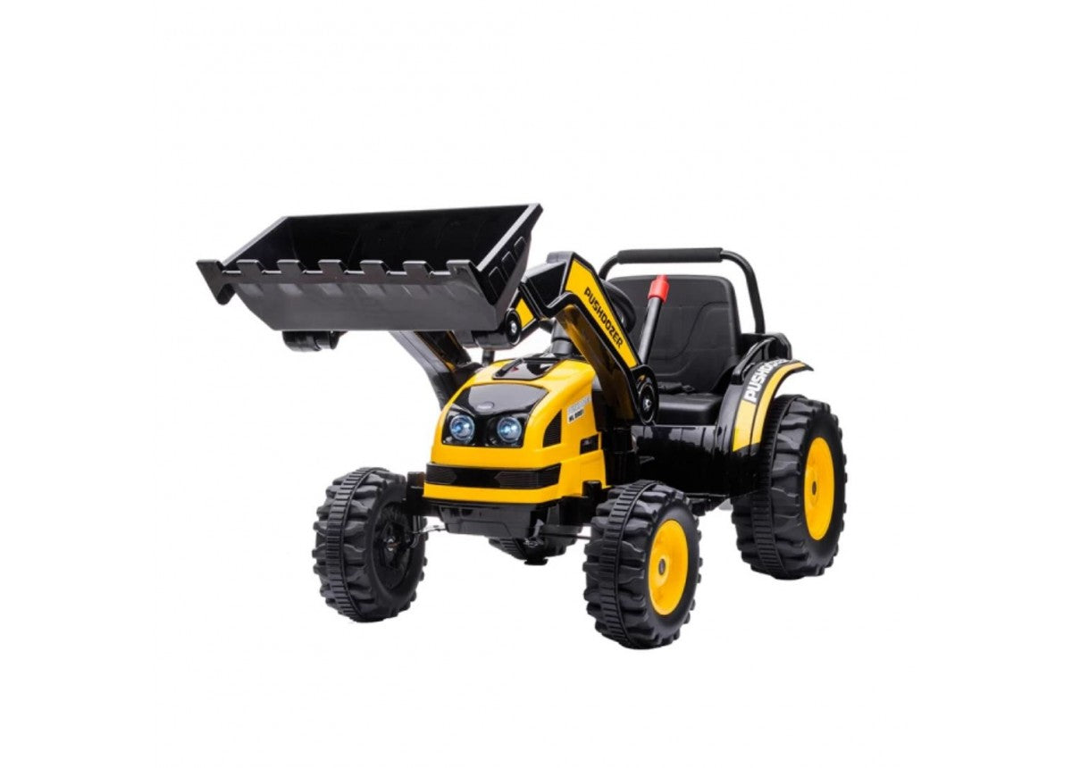 Go Skitz Frank 12V Front Loader Tractor - Yellow
