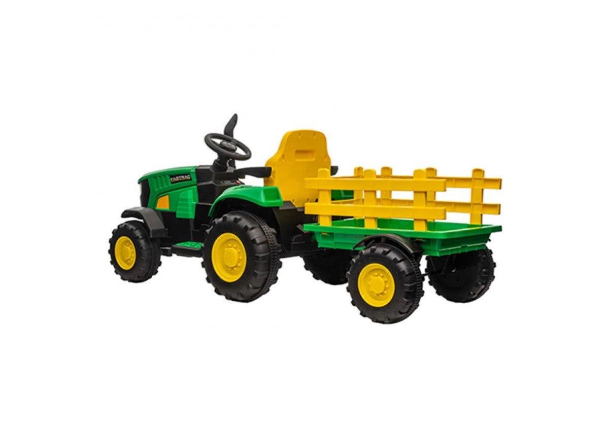 Go Skitz Corn-eilius The 12v Tractor with Trailer - Green