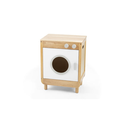 White Wooden Playhouse Kitchen Set (4-Piece Natural Collection) - Kids Toys Warehouse