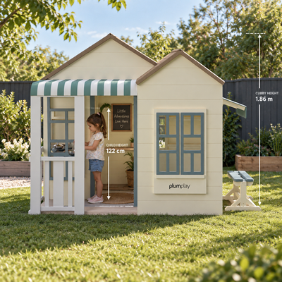 Beach House Wooden Playhouse