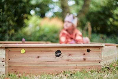 Giant Octagonal Sand Pit (Natural) by Plum Play