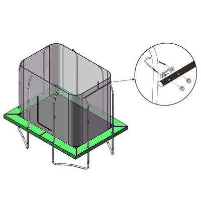 Lifespan Kids Swish Basketball Ring with BR4 Bracket HJ-R and BounceZone R