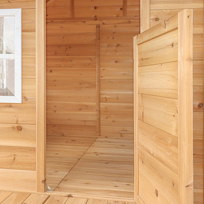 Lifespan Kids Archie Cubby House (Elevated) with 1.8m Slide (Yellow)