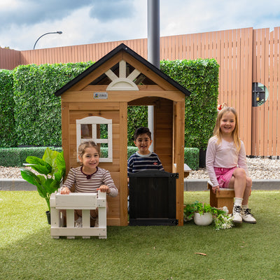 Lifespan Kids Bilby Cubby House in Natural Timber