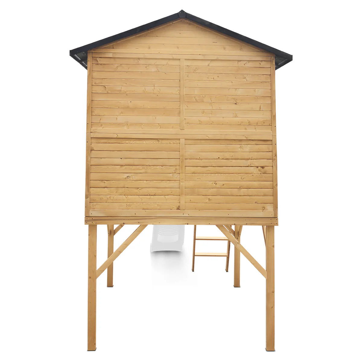 Lifespan Kids Burleigh Cubby House with 2.2m Slide (White)