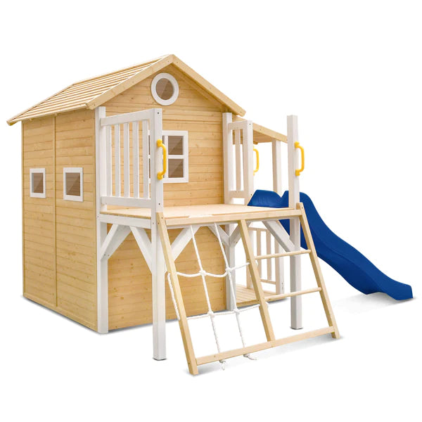 Lifespan Kids Finley Cubby House with Blue Slide