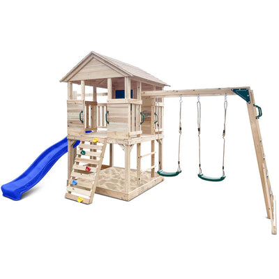 Lifespan Kids Kingston Cubby House with Blue Slide