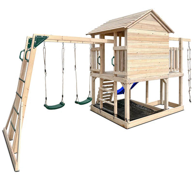 Lifespan Kids Kingston Cubby House with Blue Slide