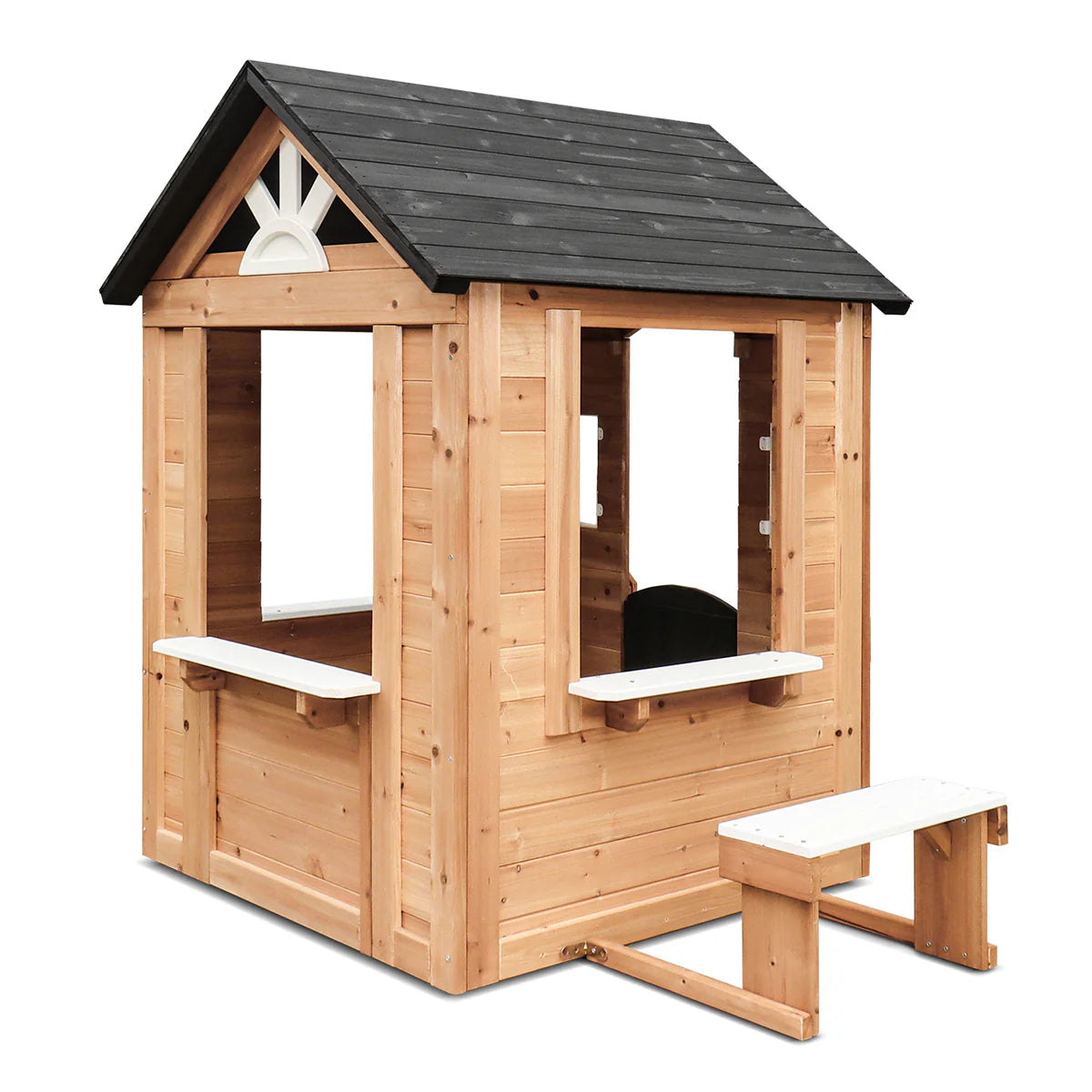Lifespan Kids Teddy Cubby House in Natural Timber (V3)