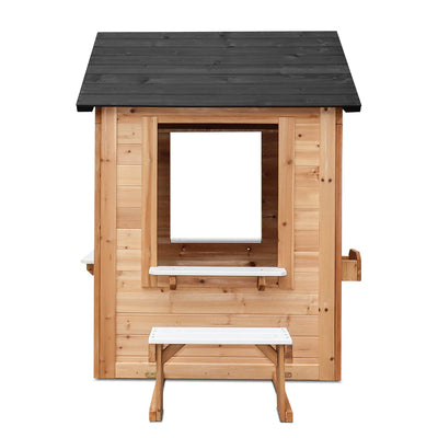 Lifespan Kids Teddy Cubby House in Natural Timber (V3)