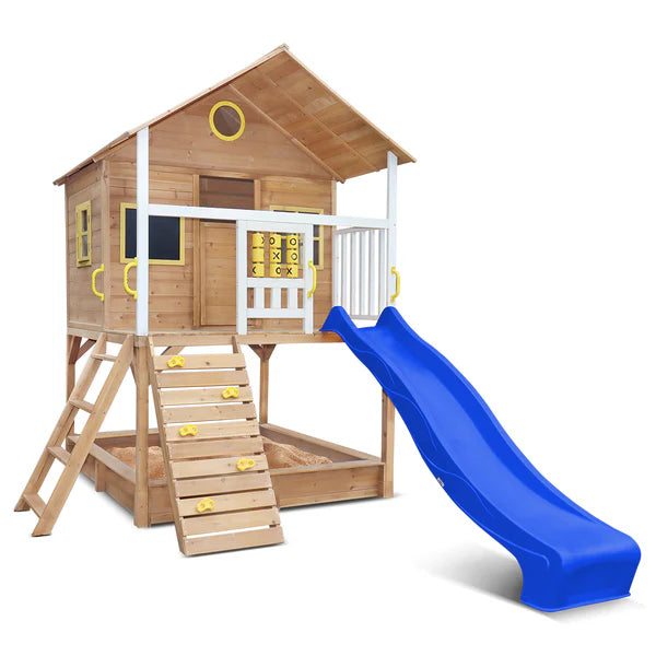 Lifespan Kids Warrigal Cubby House with Blue Slide