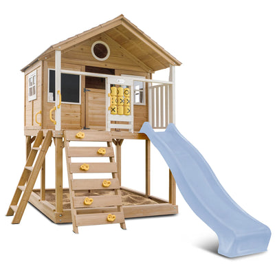 Lifespan Kids Warrigal Cubby House with 2.2m Slide (Pastel Blue)
