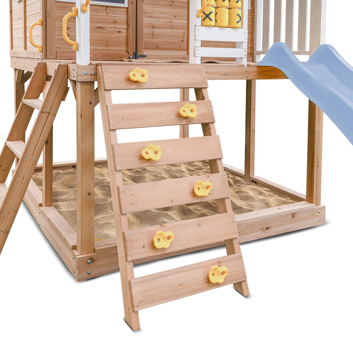 Lifespan Kids Warrigal Cubby House with 2.2m Slide (Pastel Blue)