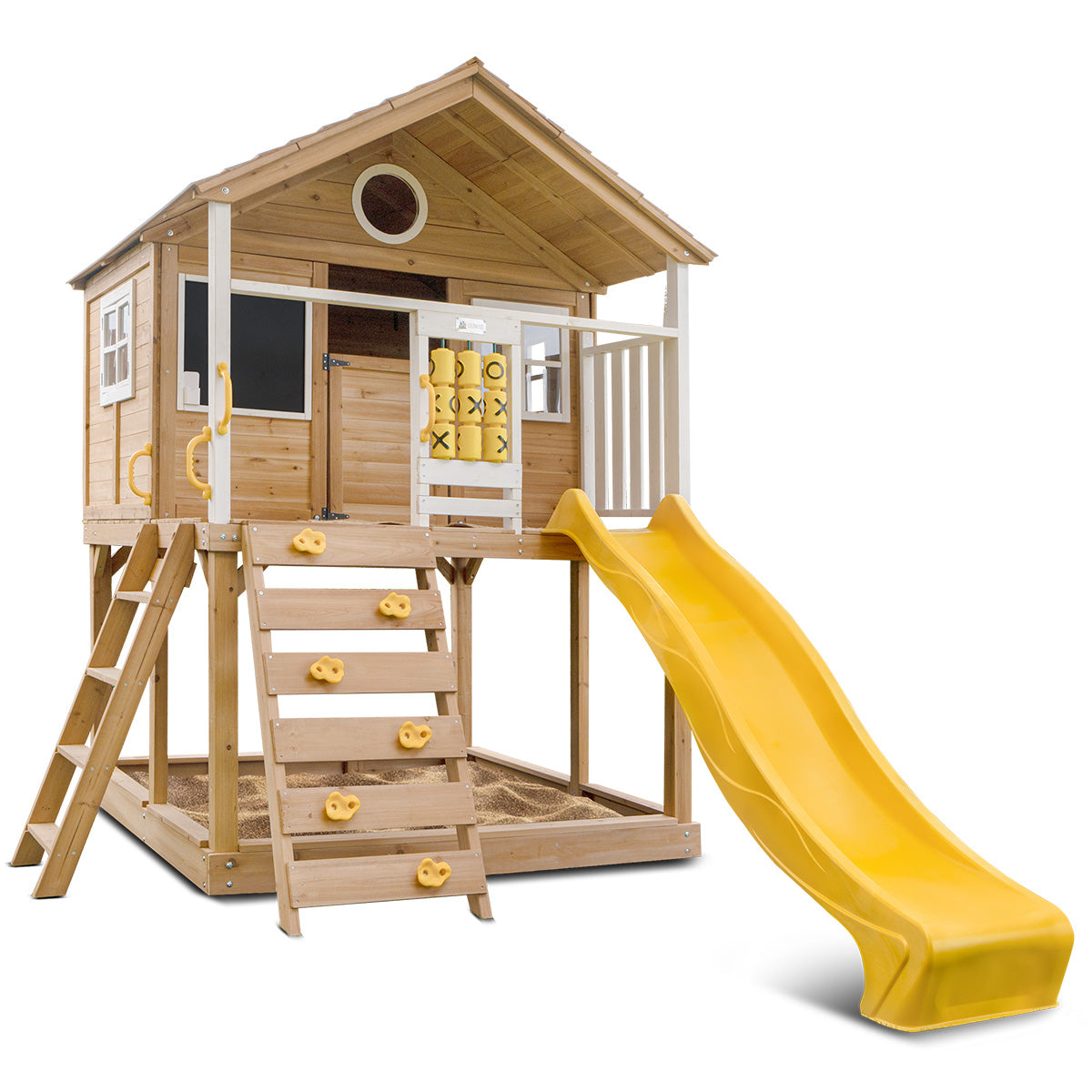 Lifespan Kids Warrigal Cubby House with 2.2m Slide (Yellow)