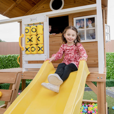 Lifespan Kids Warrigal Cubby House with Slide (Yellow)