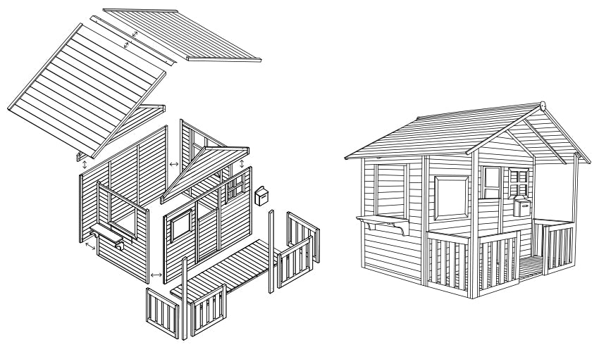 Lifespan Kids Winchester Cubby House