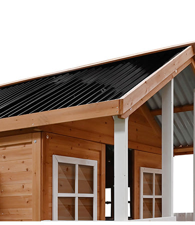 Lifespan Kids Winchester Cubby House (Elevated 1.2m) with 2.2m Slide (Pastel Green)