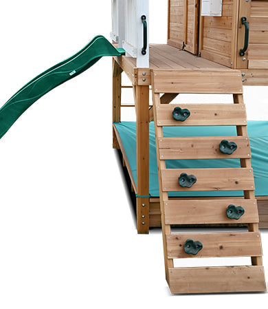 Lifespan Kids Winchester Cubby House (Elevated 1.2m) with 2.2m Slide (Pastel Blue)