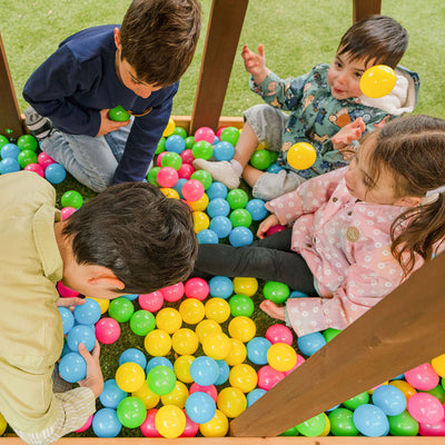 Lifespan Kids Armadale Play Centre Set with 2 x 2.2m Blue Slides