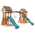 Lifespan Kids Armadale Play Centre Set with 2 x 2.2m Green Slides