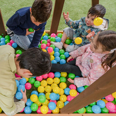 Lifespan Kids Armadale Play Centre Set with 2 x 2.2m Green Slides