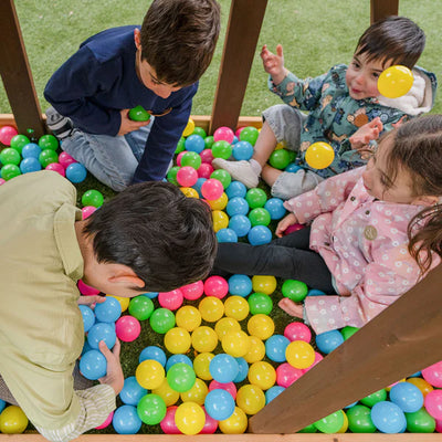 Lifespan Kids Armadale Play Centre Set with 2 x 2.2m Yellow Slides