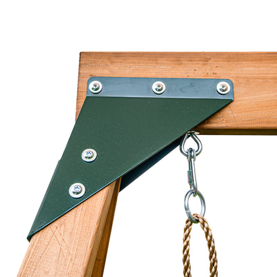 Lifespan Kids Birmingham Swing Set & Play Centre with 2.2m Slide (Pastel Green)