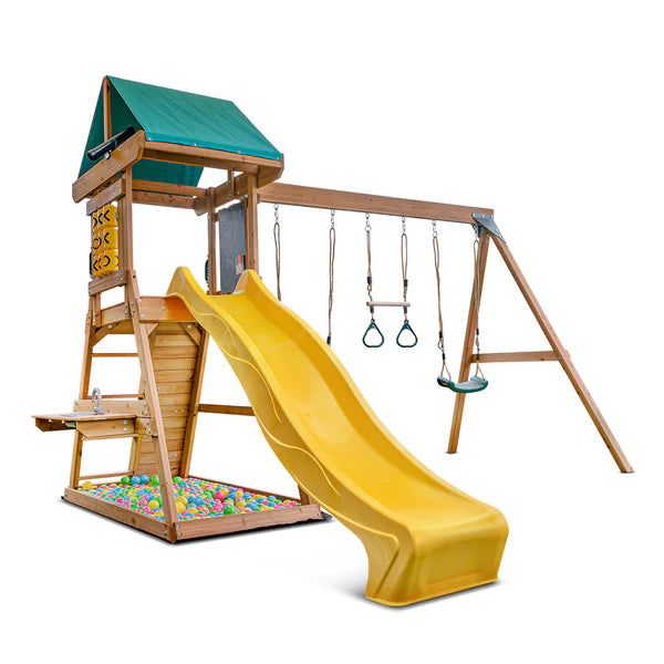 Lifespan Kids Birmingham Play Centre Set with 2.2m Yellow Slide