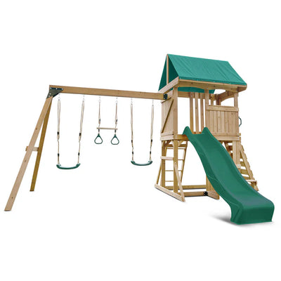 Lifespan Kids Carindale Play Centre Set with 2.2m Green Slide