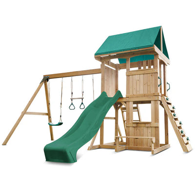 Lifespan Kids Carindale Play Centre Set with 2.2m Green Slide