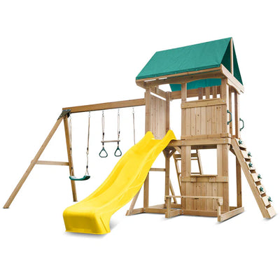 Lifespan Kids Carindale Play Centre Set with 2.2m Yellow Slide