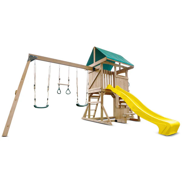 Lifespan Kids Carindale Play Centre Set with 2.2m Yellow Slide