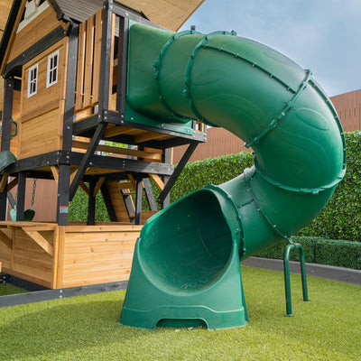Lifespan Kids Claremont Swing Set & Play Centre with 2.2m Slide (Green)